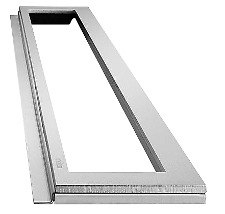 Unidrain HighLine ramme 300 mm, H 10 mm. Rustfrit stål/Børstet