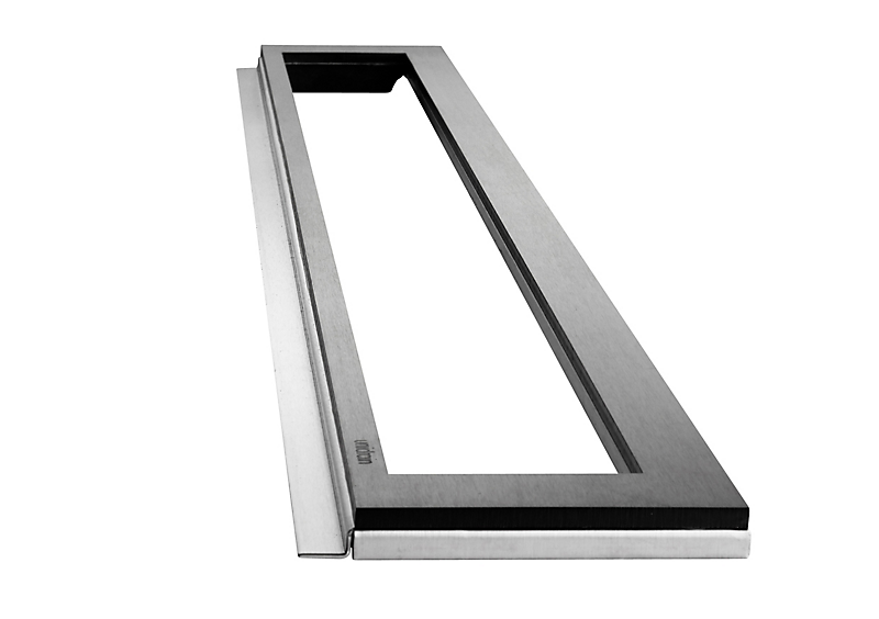 Unidrain HighLine ramme 300 mm, H 12 mm. Rustfrit stål/Sort