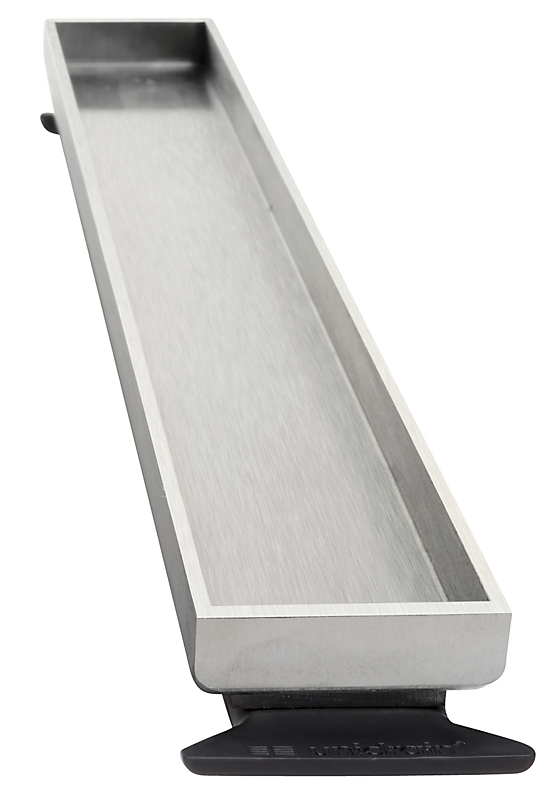 Unidrain HighLine Cassette 1200 mm, H 15 mm. Rustfrit stål