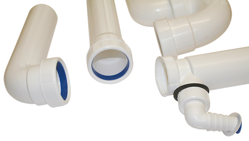 Dallmer PP vandlås 50x50 mm, hvid