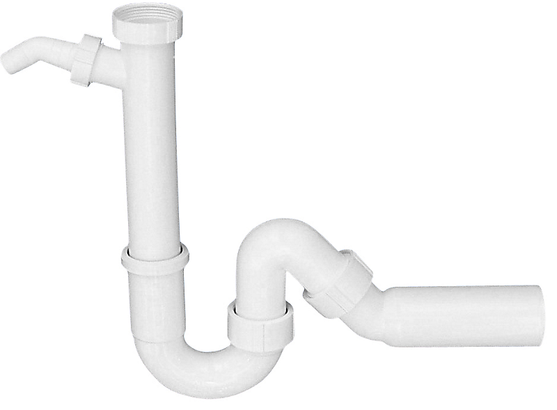 universal køkkenvandlås 1.1/2'' x 50 mm. PP