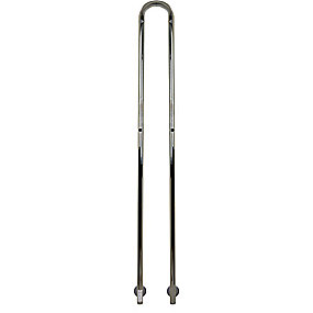 Kriss Duo Plus El håndklædevarmer 1480x190mm 4kroge med regulering/timer, poleret