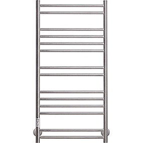 Kriss Apollo Plus el håndklædetørrer 1000x500 mm, børstet rustfrit stål.