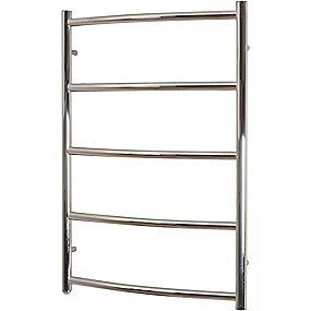 Kriss Sino Elektrisk håndklædevarmer 650 x 430 mm. 45Watt. Poleret rustfrit stål