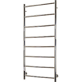 Kriss Polaris Plus El håndklædevarmer 1200x500mm rund profil/regulering/timer