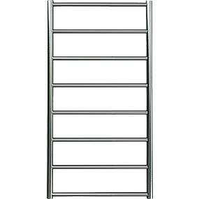 Kriss Polaris håndklædevarmer 1122 x 503 mm. Børstet rustfrit stål