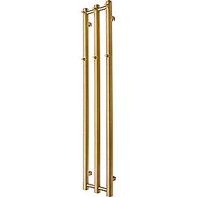 TVS Plus 3 håndklæderadiator 1400 x 265 mm, børstet guld ( pvd )