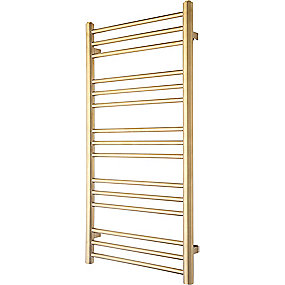 TVS Plus 15-500 håndklæderadiator 990 x 500 mm, børstet guld ( pvd )