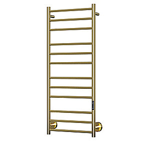 TVS plus 12 elektrisk håndklædetørrer med wi-fi. Guld/messing