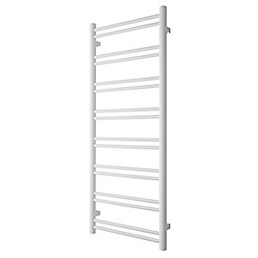 TVS DUO 16-500 Mat hvid håndklædetørrer 1240X500mm. Mat hvid RAL 3001, vandbåren