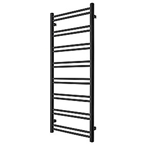 TVS DUO 16-500 Håndklæderadiator, RAL 9005 1240 x 500 mm, sort