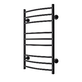 TVS Eldo El Håndklæderadiator 9 med timer. 860 x 530mm. Sort