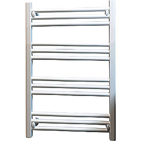 Kriss skandi håndklædetørrer 750x500mm. Til centralvarme, elvarmeelement el. til kombi-drift
