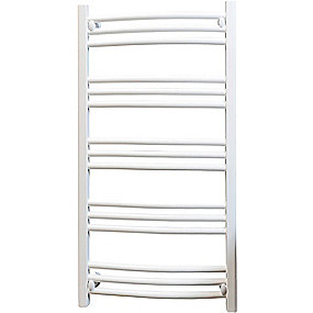 Kriss skandi håndklædetørrer 950x500mm. Til centralvarme, elvarmeelement el. til kombi-drift