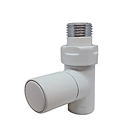 Kriss Cylinder Manuel ventilsæt 1/2'' ligeløbende. Hvid