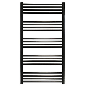 Kriss Space håndklædevarmer 1103x500mm plan matsort