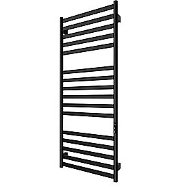 Kriss Kyiv el håndklædetørrer 1170x530mm, mat sort