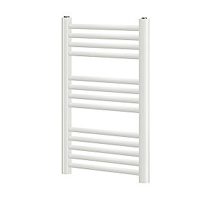 Norm Håndklæderadiator 700x500 mm. Lige rør. Hvid
