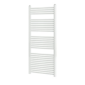 Norm Håndklæderadiator 1500x600 mm. Lige rør. Hvid