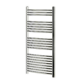 Curve Håndklæderadiator 1150x600 mm. Buet model. Krom