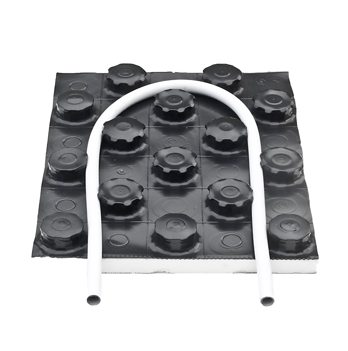 Kombitop dobbeltplade til 14-17mm gulvvarmerør. 1450x850x31mm