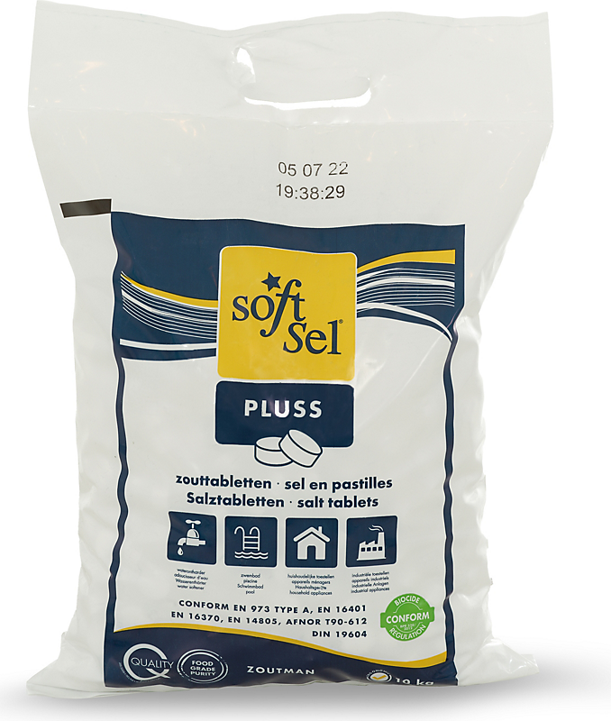 Aqua Danmark Salttabletter EN973 Fødevaregodkendt. 10 kg.