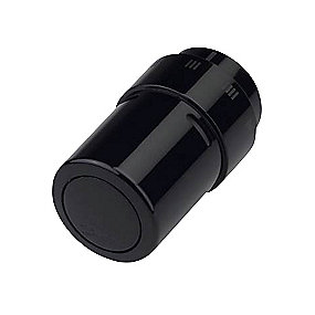 Danfoss RAX radiatortermostat, sort RAL 9005 til håndklæderadiator, 013G6075. Passer også til RA-N ventiler
