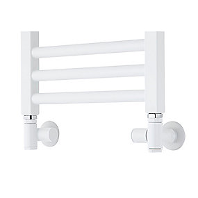 TVS ventilsæt 130 hvid 1/2 manuelt ventilsæt inkl. rørafdækninger til kombidrift