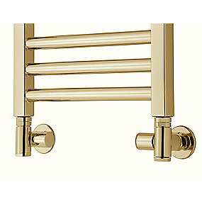 TVS kombiventilsæt 130 inklusiv rørafdækninger, guld