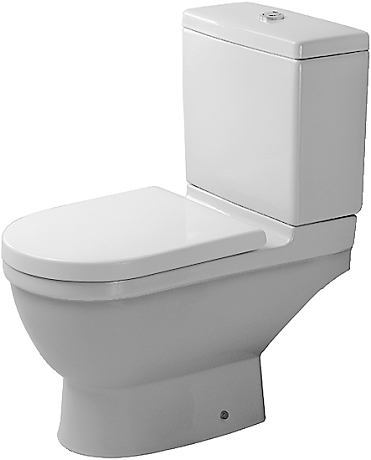 Duravit Starck 3 gulvtoilet med P-lås 360x655mm. Uden cisterne