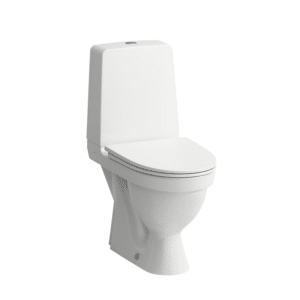 Laufen Kompas toilet LCC. Med skjult S-lås. Åben skyllerende. Ekskl. Multikvik