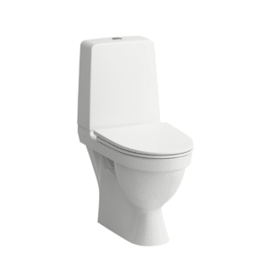 Laufen Kompas toilet 4,5/3ltr. skjult P-lås åben skyllerende samt LCC. Hvid. Ekskl. Multikvik