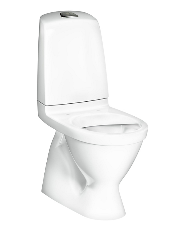 Gustavsberg Nautic toilet 1500 til limning med Ceramic Plus. S-lås
