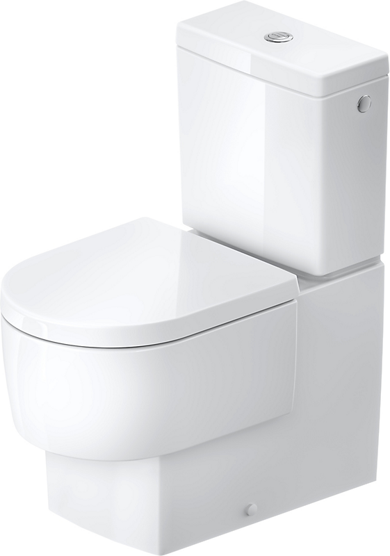 Duravit Balcoon gulvstående toilet, 650 mm, rimless, hvid glans