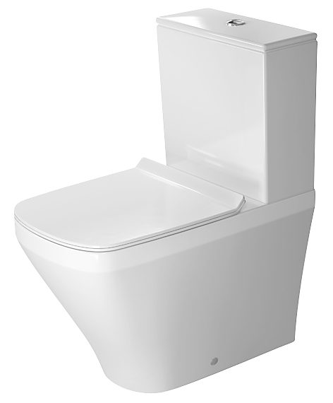 Duravit DuraStyle toilet BTW 370x630mm med WonderGliss. Universallås. Uden cisterne & sæde
