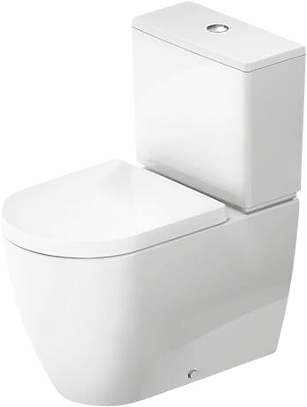 Duravit ME by Starck toilet med rimless & wondergliss. Uden cisterne & toiletsæde