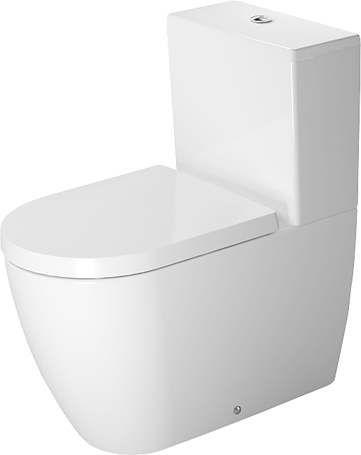 Duravit ME by Starck toilet 370x650mm uni-lås vandret eller lodret afløb. Uden cisterne & sæde