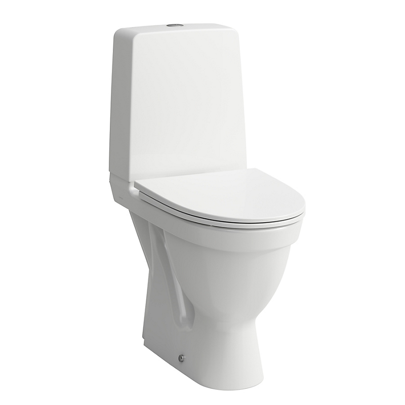 Laufen Kompas gulvstående toilet skjult s-lås, høj model 46cm lcc