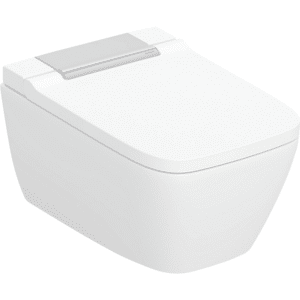 GEBERIT AquaClean Sela Square douchetoilet væghængt. Blankforkromet