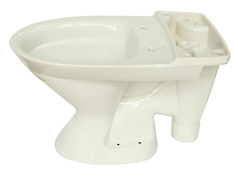 Ifö Spira toiletskål 650x355x420mm åben S-lås hvid