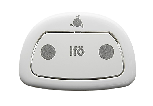 Ifö Sign skylleknapsæt hvid enkeltskyl