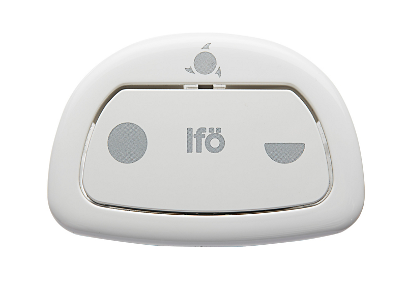 Ifö Sign skylleknapsæt hvid dobbel skyl