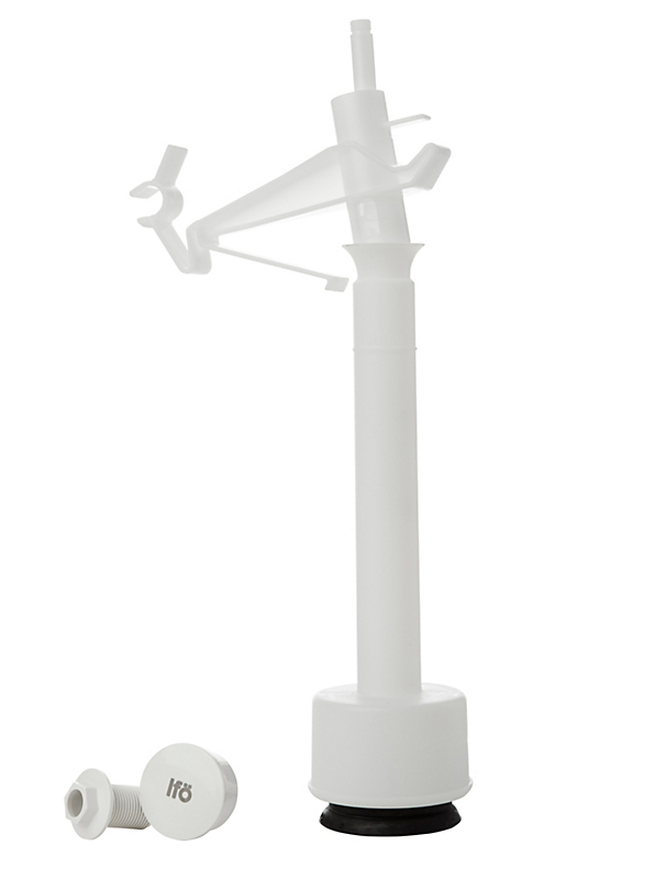 Ifö Aqua udløbsventil med Løfteknap m/fjeder Hvid. 99691