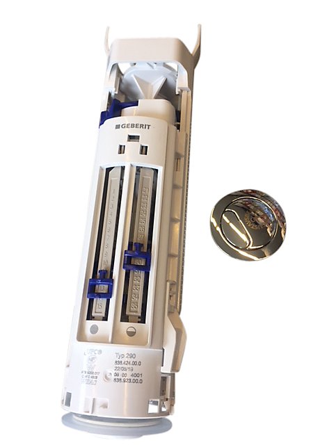 Gustavsberg Duo Bundventilhus & Trykknap