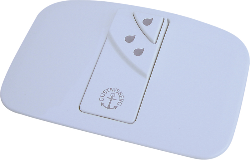 Gustavsberg Cisternelåg til Nordic-Duo inklusiv knap