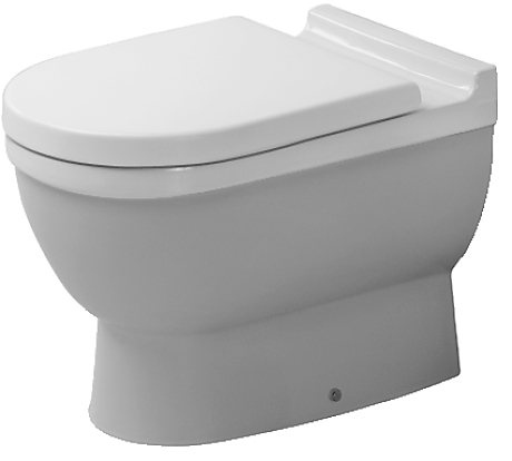 Duravit Starck 3 gulvtoilet med P-lås 360x560mm