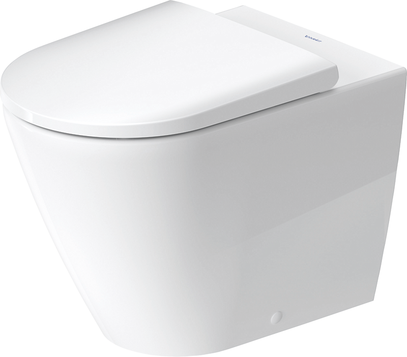 Duravit D-Neo toiletskål 370x400x580mm skjult P-lås, back-to-wall, hvid højglans