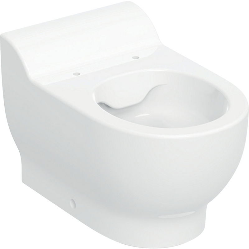 GEBERIT Bambini gulvstående toilet til børn, Rimfree, til toiletsæde: T=53cm, Hvid