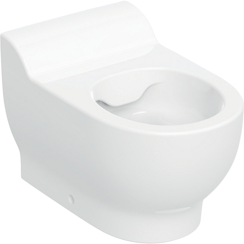 GEBERIT Bambini gulvstående toilet til børn, Rimfree, uden toiletsædehuller: T=53cm,