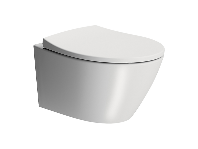 GSI Modo vægtoilet 52x37cm med swirlflush, mat hvid